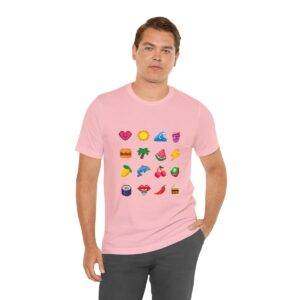 Tropical Fruits / Men's Miami Pixel T-shirt - Imagen 150