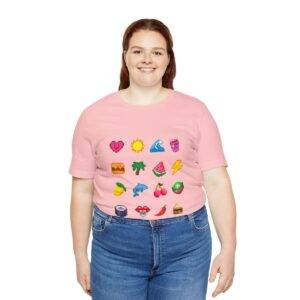 Tropical Fruits / Men's Miami Pixel T-shirt - Imagen 151