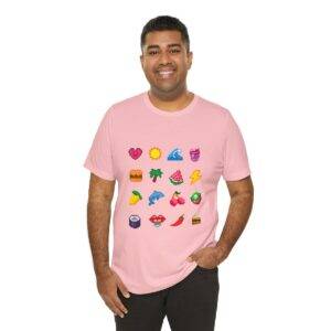 Tropical Fruits / Men's Miami Pixel T-shirt - Imagen 152