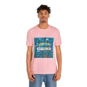 Just Chillin / Men's Miami Pixel T-shirt - Imagen 145