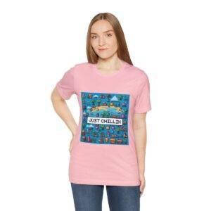 Just Chillin / Men's Miami Pixel T-shirt - Imagen 149