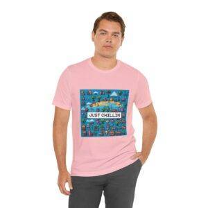 Just Chillin / Men's Miami Pixel T-shirt - Imagen 150