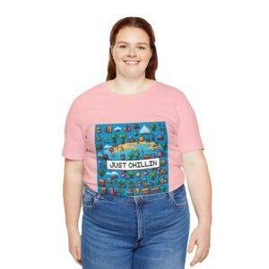 Just Chillin / Men's Miami Pixel T-shirt - Imagen 151