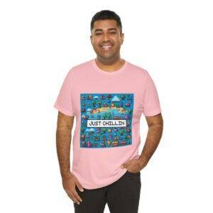 Just Chillin / Men's Miami Pixel T-shirt - Imagen 152