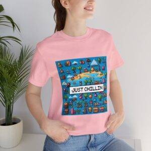 Just Chillin / Men's Miami Pixel T-shirt - Imagen 153