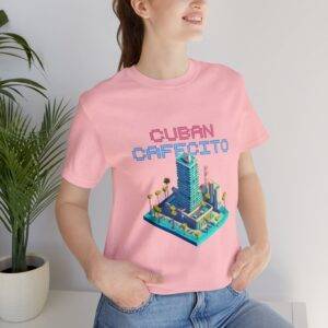 Cuban Cafecito / Men's Miami Pixel T-shirt - Imagen 153