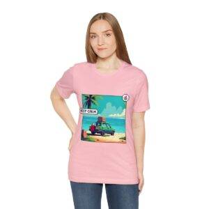 Keep Calm / Men's Miami Pixel T-shirt - Image 149