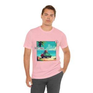 Keep Calm / Men's Miami Pixel T-shirt - Image 150