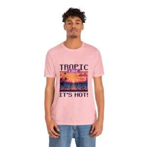Tropic like it's hot / Men's Miami Pixel T-shirt - Imagen 145