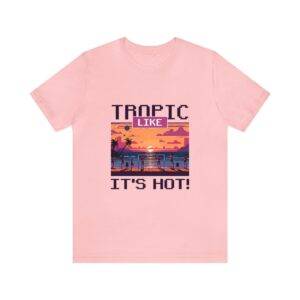 Tropic like it's hot / Men's Miami Pixel T-shirt - Imagen 146