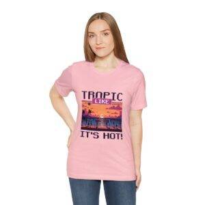 Tropic like it's hot / Men's Miami Pixel T-shirt - Imagen 149