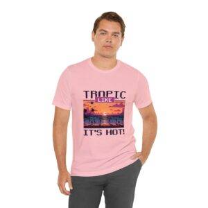 Tropic like it's hot / Men's Miami Pixel T-shirt - Imagen 150