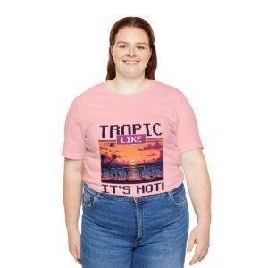 Tropic like it's hot / Men's Miami Pixel T-shirt - Imagen 151