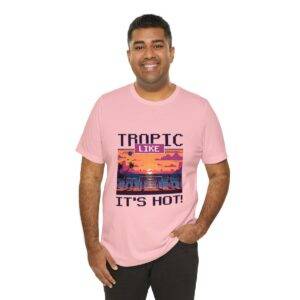 Tropic like it's hot / Men's Miami Pixel T-shirt - Imagen 152