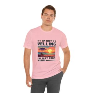 I'm not yelling / Men's Miami Pixel T-shirt - Image 150
