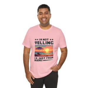 I'm not yelling / Men's Miami Pixel T-shirt - Image 152