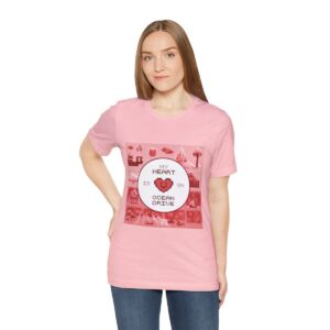 My Heart is on Ocean Drive / Men's Miami Pixel T-shirt - Imagen 5