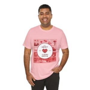 My Heart is on Ocean Drive / Men's Miami Pixel T-shirt - Imagen 8