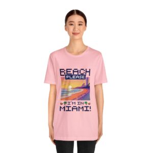 Beach please! I'm in Miami / Men's Miami Pixel T-shirt - Imagen 148