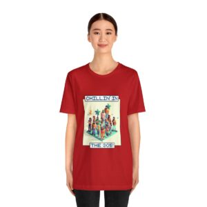 Chillin' In The 305 / Men's Miami Pixel T-shirt - Imagen 160