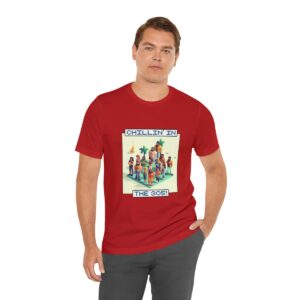 Chillin' In The 305 / Men's Miami Pixel T-shirt - Imagen 162