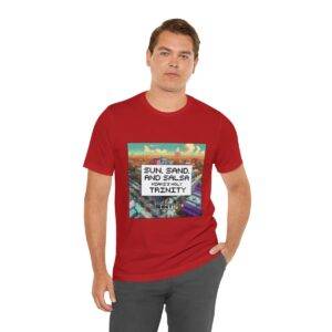 Sun, Sand and Salsa / Men's Miami Pixel T-shirt - Image 162