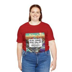 Sun, Sand and Salsa / Men's Miami Pixel T-shirt - Image 163