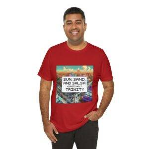 Sun, Sand and Salsa / Men's Miami Pixel T-shirt - Image 164