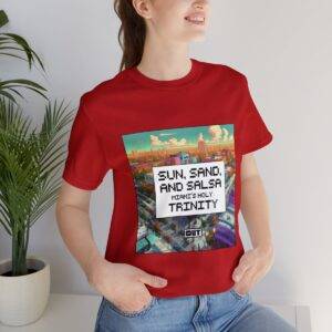 Sun, Sand and Salsa / Men's Miami Pixel T-shirt - Image 165