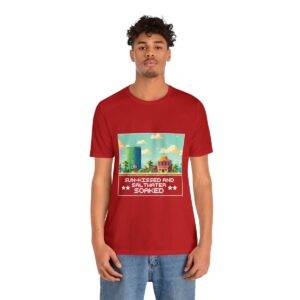 Sun-kissed and Saltwater / Men's Miami Pixel T-shirt - Image 157