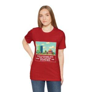 Sun-kissed and Saltwater / Men's Miami Pixel T-shirt - Image 161