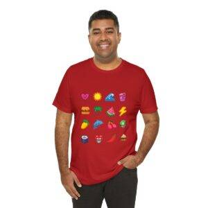 Tropical Fruits / Men's Miami Pixel T-shirt - Imagen 164
