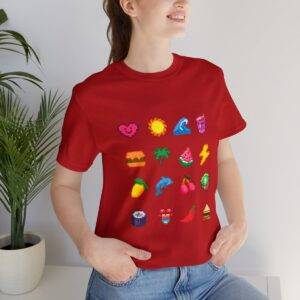 Tropical Fruits / Men's Miami Pixel T-shirt - Imagen 165