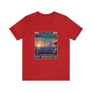 Mojitos, not mosquitos / Men's Miami Pixel T-shirt - Imagen 158