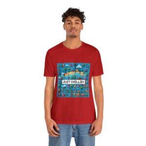 Just Chillin / Men's Miami Pixel T-shirt - Imagen 157