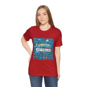 Just Chillin / Men's Miami Pixel T-shirt - Imagen 161