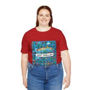 Just Chillin / Men's Miami Pixel T-shirt - Imagen 163