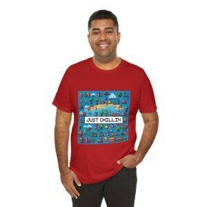 Just Chillin / Men's Miami Pixel T-shirt - Imagen 164