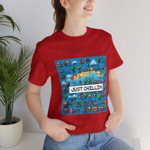 Just Chillin / Men's Miami Pixel T-shirt - Imagen 165