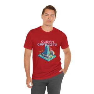 Cuban Cafecito / Men's Miami Pixel T-shirt - Imagen 162