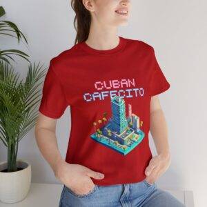 Cuban Cafecito / Men's Miami Pixel T-shirt - Imagen 165