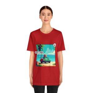 Keep Calm / Men's Miami Pixel T-shirt - Image 160