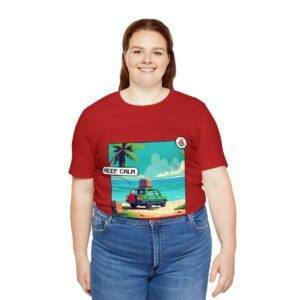 Keep Calm / Men's Miami Pixel T-shirt - Image 163