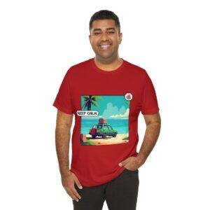 Keep Calm / Men's Miami Pixel T-shirt - Image 164