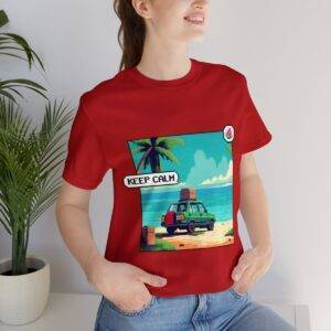 Keep Calm / Men's Miami Pixel T-shirt - Image 165