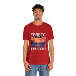 Tropic like it's hot / Men's Miami Pixel T-shirt - Imagen 157