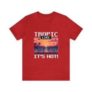 Tropic like it's hot / Men's Miami Pixel T-shirt - Imagen 158