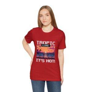 Tropic like it's hot / Men's Miami Pixel T-shirt - Imagen 161
