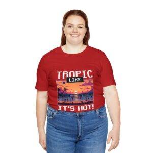Tropic like it's hot / Men's Miami Pixel T-shirt - Imagen 163