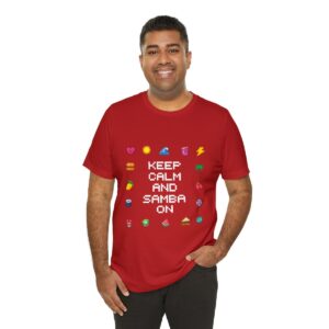 Keep Calm Out Miami / Men's Miami Pixel T-shirt - Imagen 8